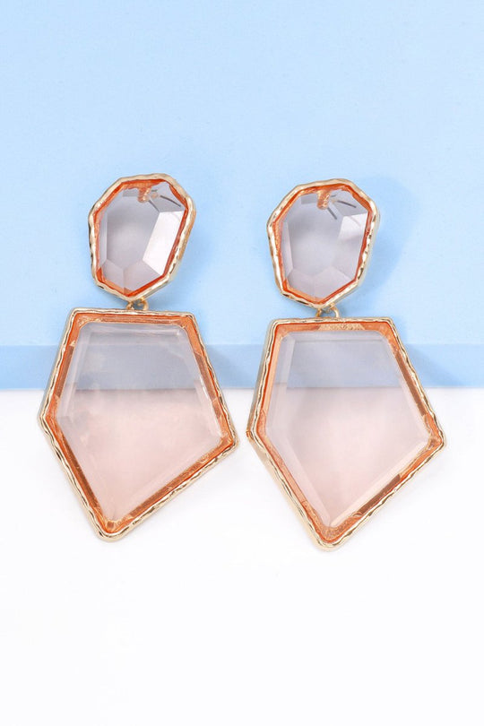 Geometric Shape Dangle Earrings - Klazzi Fashion Boutique