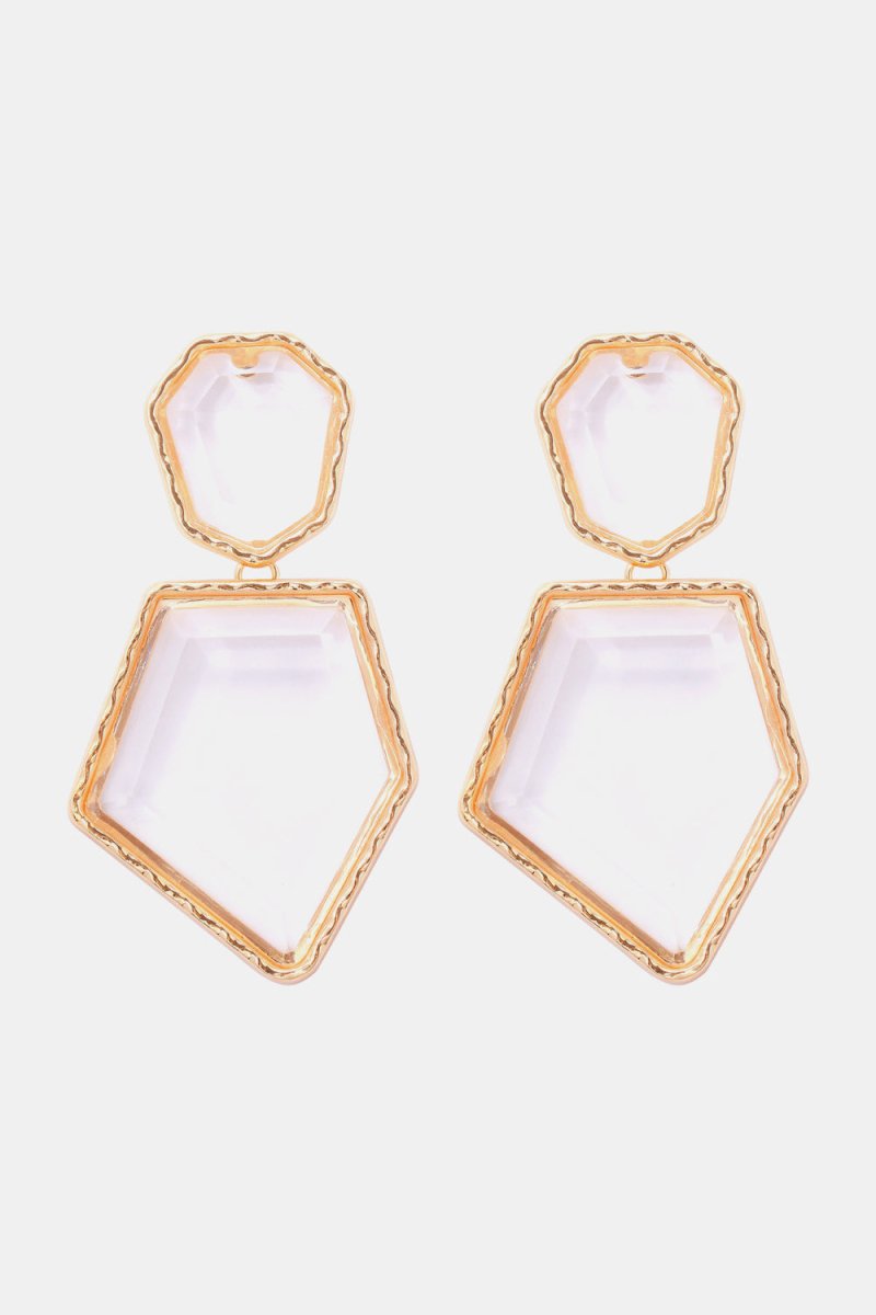 Geometric Shape Dangle Earrings - Klazzi Fashion Boutique