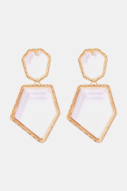 Geometric Shape Dangle Earrings - Klazzi Fashion Boutique