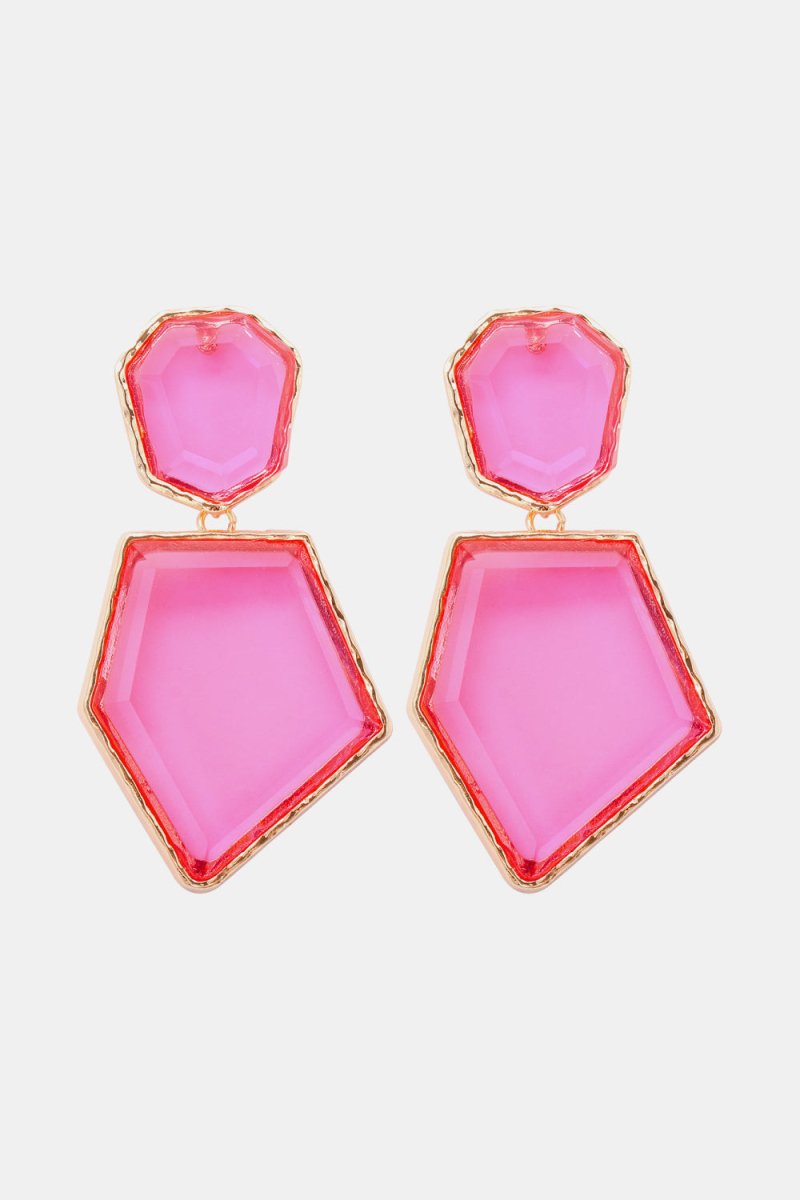 Geometric Shape Dangle Earrings - Klazzi Fashion Boutique