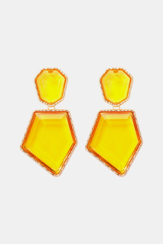 Geometric Shape Dangle Earrings - Klazzi Fashion Boutique