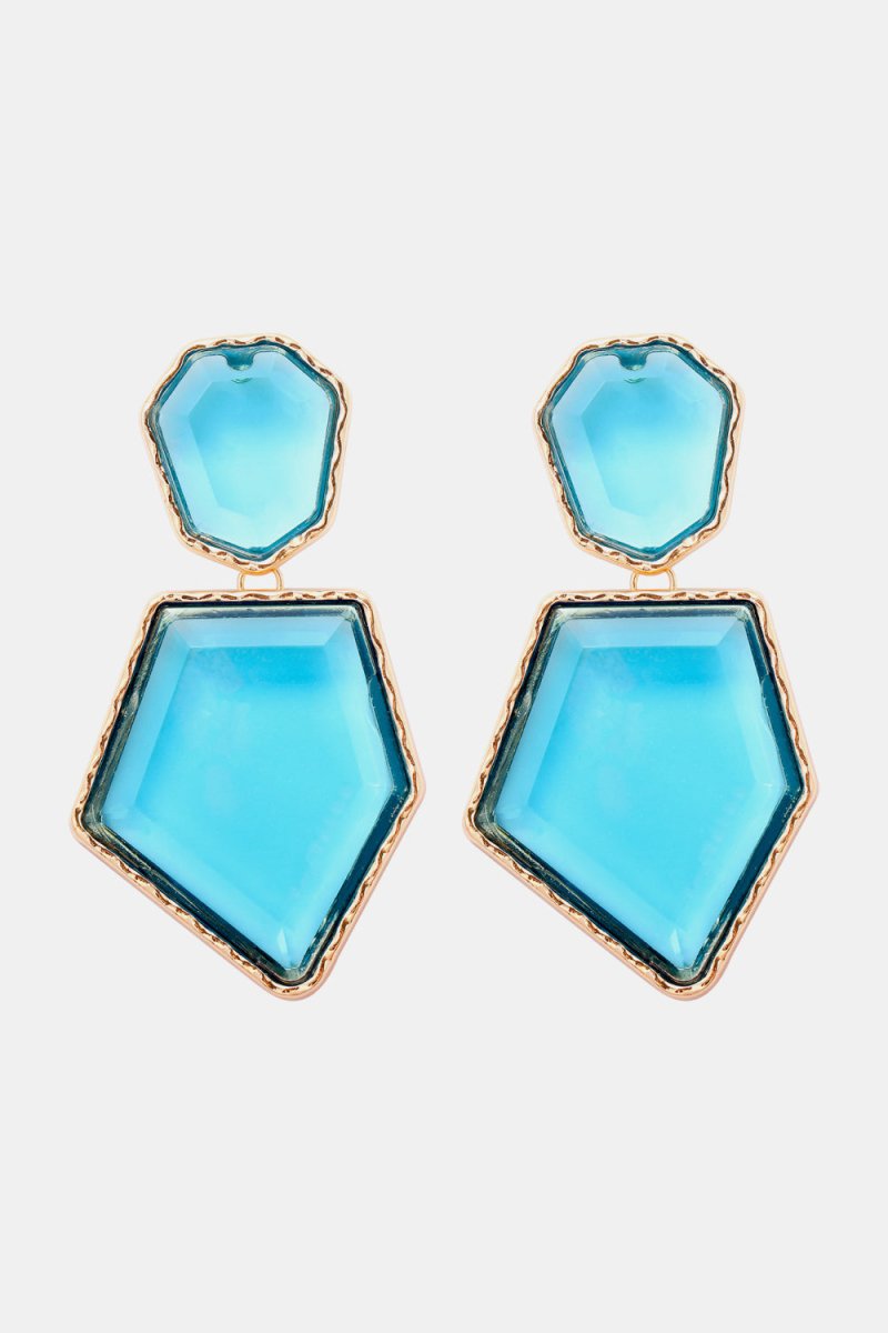 Geometric Shape Dangle Earrings - Klazzi Fashion Boutique