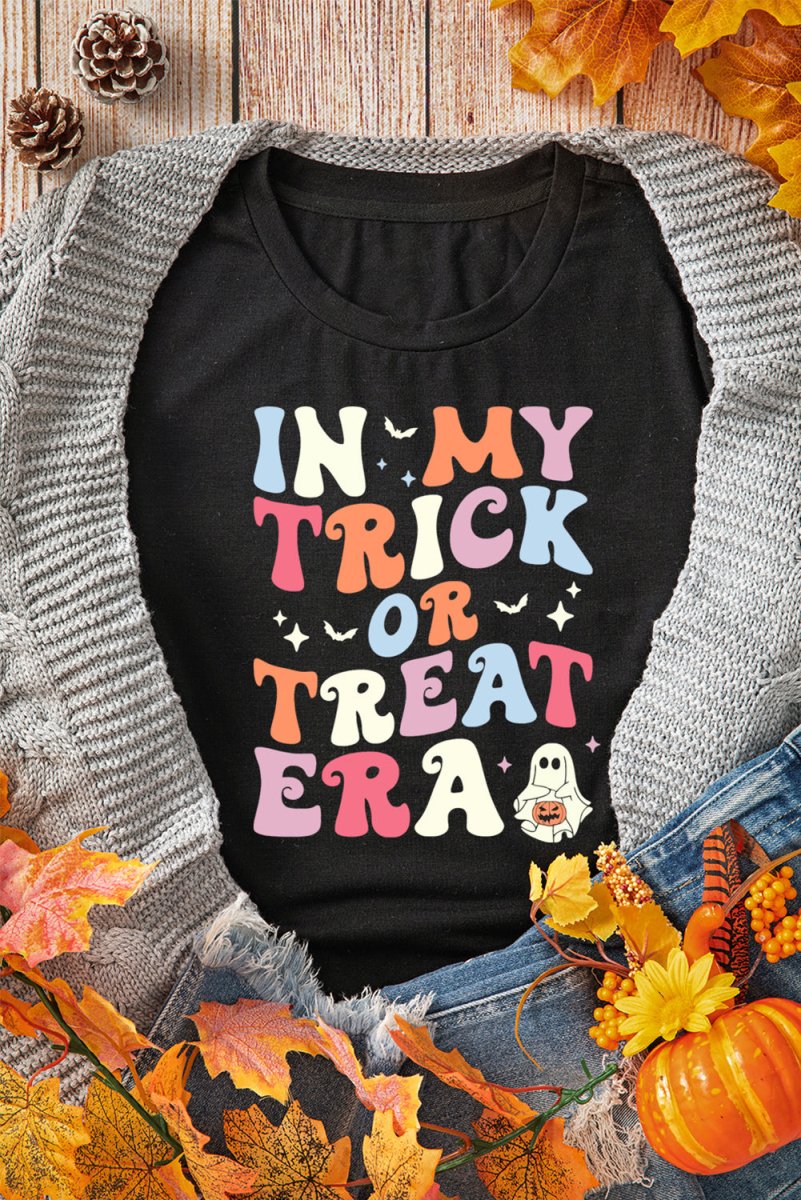 Ghost "In My Trick or Treat Era" T Shirt - Klazzi Fashion Boutique