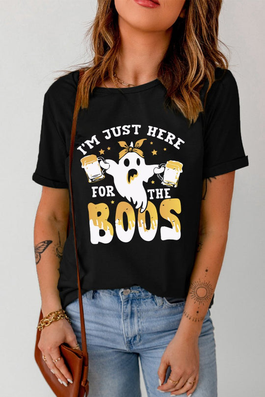 Ghost T-Shirt (I'm Just Hear for The Boos) - Klazzi Fashion Boutique