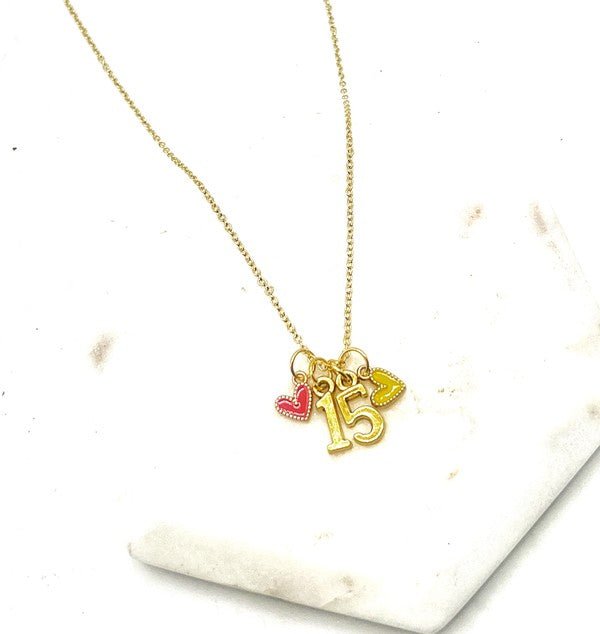  Mahomes 15 Gold Kansas Chiefs Charm Necklace