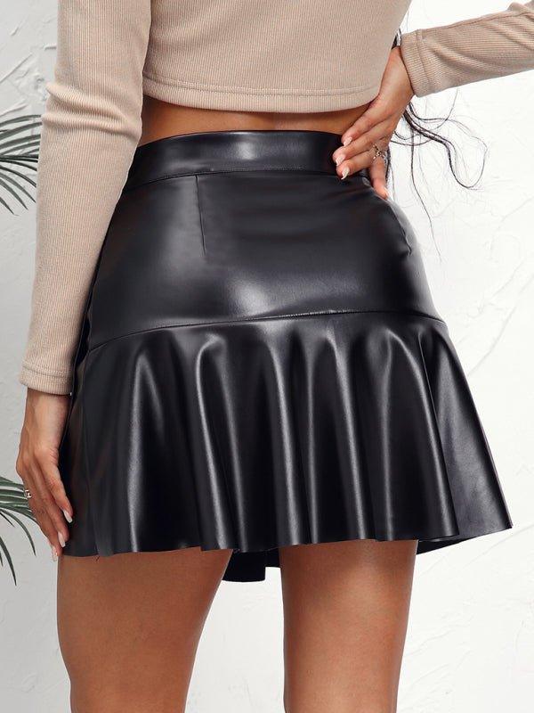 Gracie Sexy High Waist Ruffle Skirt - Klazzi Fashion Boutique