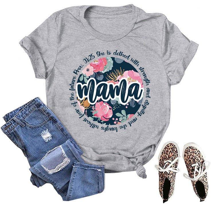 Graphic Tee Mama Scripture Shirts - Klazzi Fashion Boutique