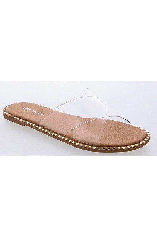 GWENN CASUAL SLIDE SANDALS - Klazzi Fashion Boutique