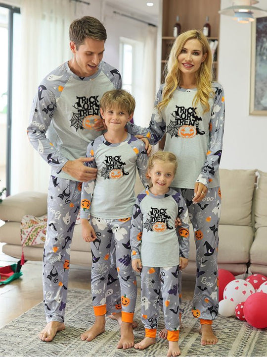 Halloween "Trick Or Treat" Family Pajama Two - Piece Set - Klazzi Fashion Boutique