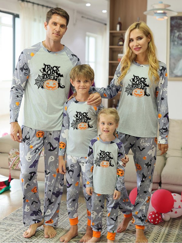 Halloween "Trick Or Treat" Family Pajama Two - Piece Set - Klazzi Fashion Boutique