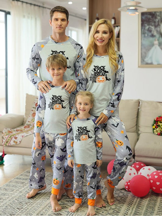 Halloween "Trick Or Treat" Family Pajama Two - Piece Set - Klazzi Fashion Boutique