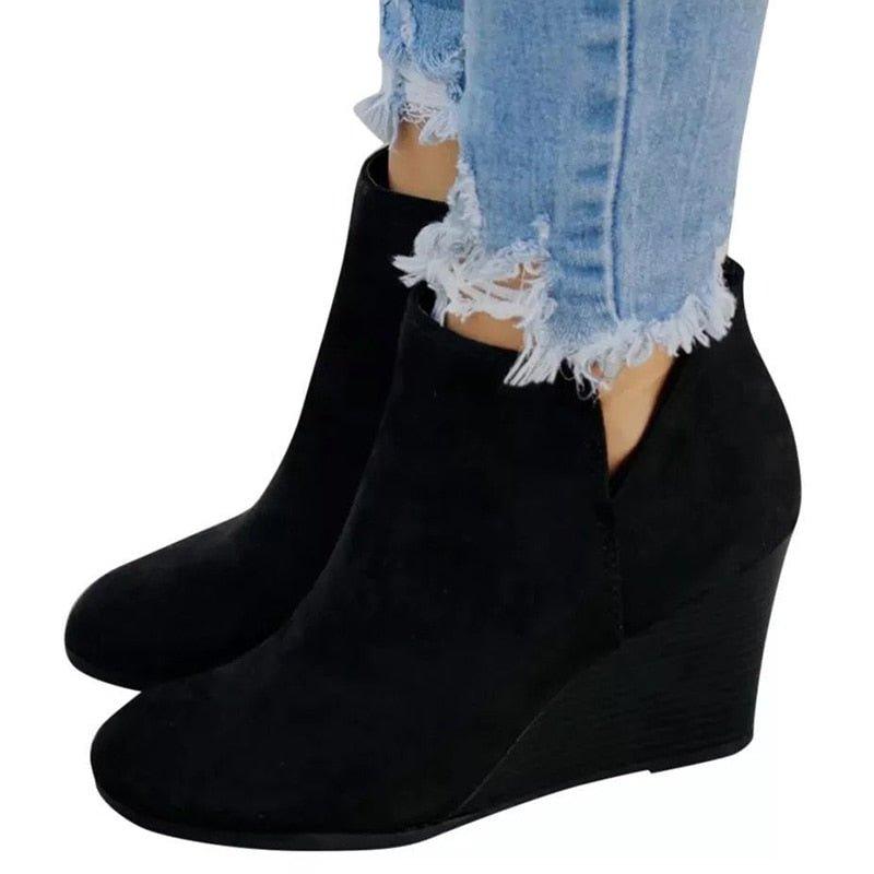 Haven Ankle Booties - Klazzi Fashion Boutique