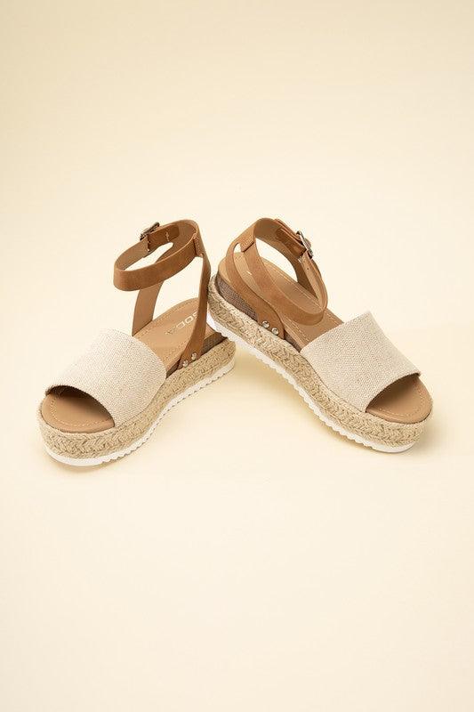 Hayden Espadrille Ankle Sandals - Klazzi Fashion Boutique