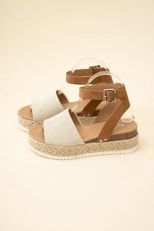 Hayden Espadrille Ankle Sandals - Klazzi Fashion Boutique