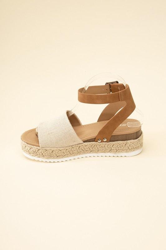 Hayden Espadrille Ankle Sandals - Klazzi Fashion Boutique