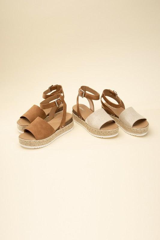 Hayden Espadrille Ankle Sandals - Klazzi Fashion Boutique