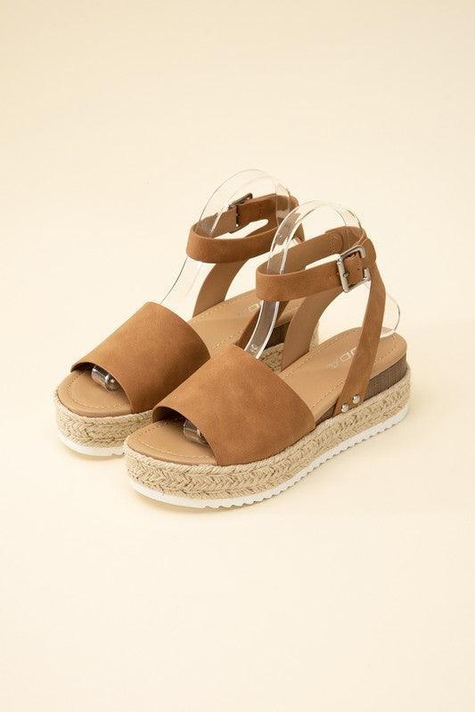 Hayden Espadrille Ankle Sandals - Klazzi Fashion Boutique