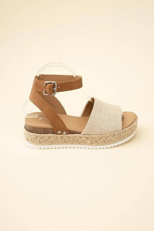 Hayden Espadrille Ankle Sandals - Klazzi Fashion Boutique