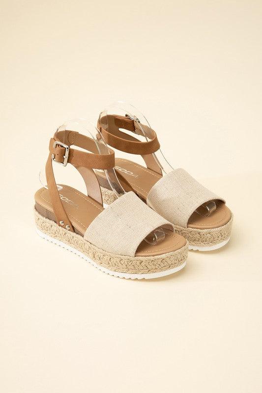 Hayden Espadrille Ankle Sandals - Klazzi Fashion Boutique