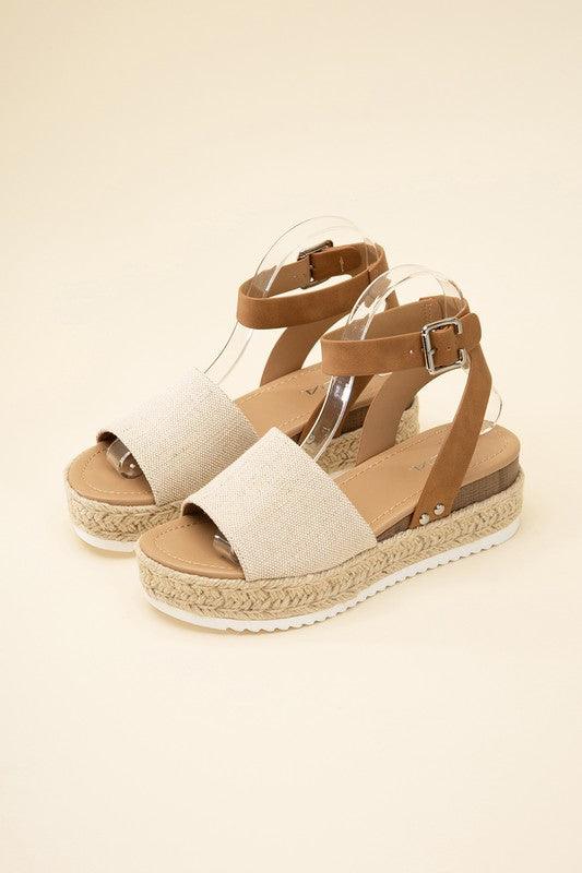 Hayden Espadrille Ankle Sandals - Klazzi Fashion Boutique