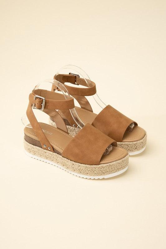 Hayden Espadrille Ankle Sandals - Klazzi Fashion Boutique