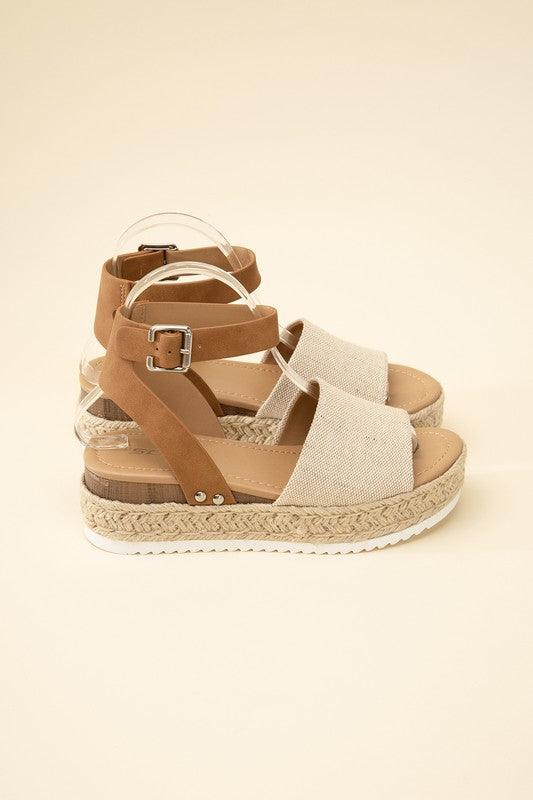 Hayden Espadrille Ankle Sandals - Klazzi Fashion Boutique