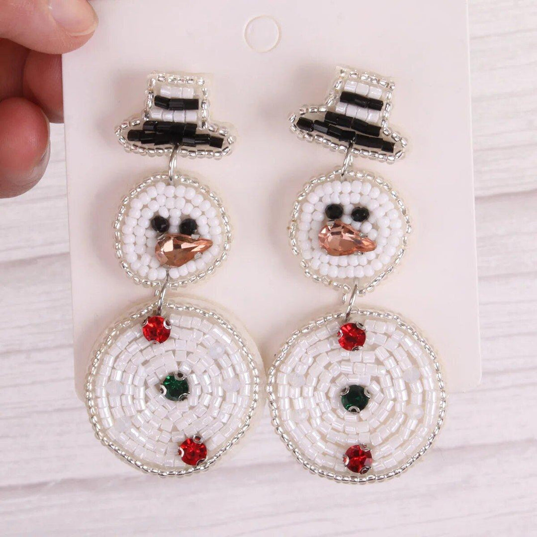 Holiday Christmas Bead Earrings - Klazzi Fashion Boutique