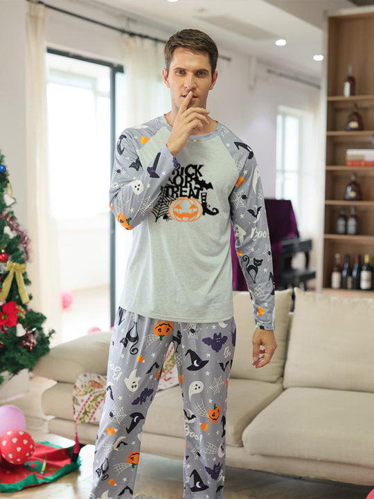 Halloween "Trick Or Treat" Family Pajama Two- Piece Set