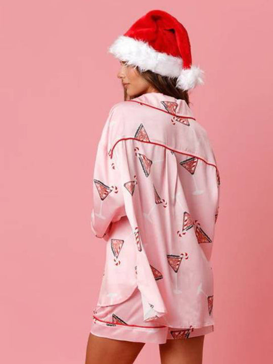 Sassy Casual Christmas Prints Pajamas - Klazzi Fashion Boutique