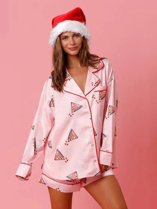 Sassy Casual Christmas Prints Pajamas - Klazzi Fashion Boutique