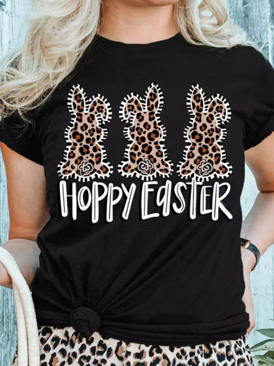 Leopard Easter Bunny T-Shirt