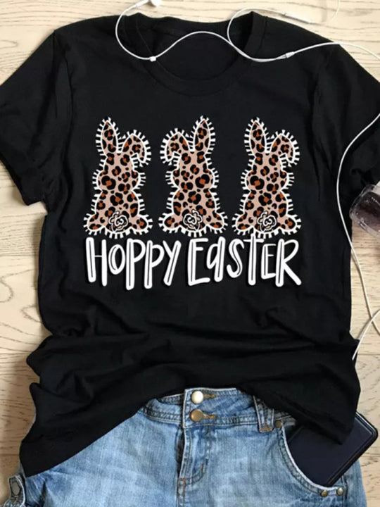 Leopard Easter Bunny T-Shirt