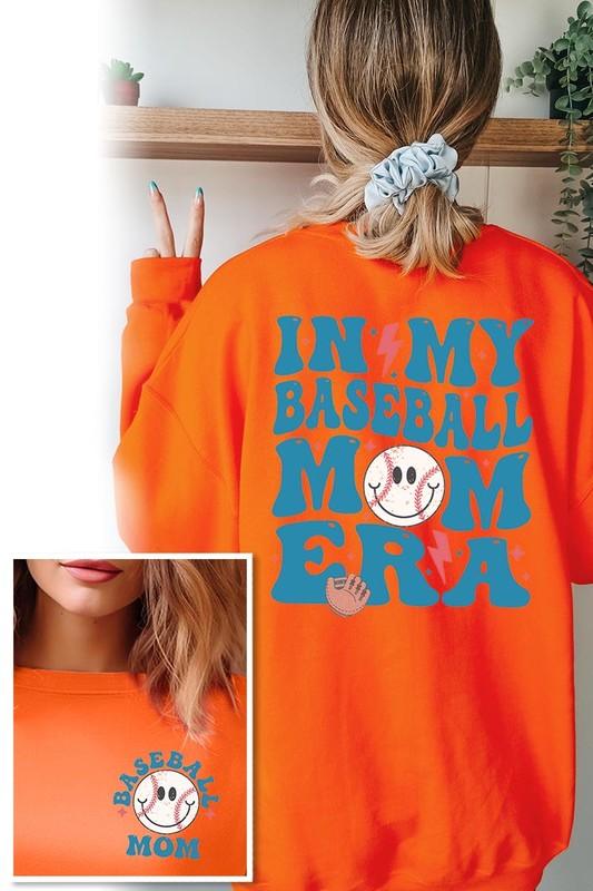 "In My Baseball Mom Era" Graphic Sweatshirt - Klazzi Fashion Boutique