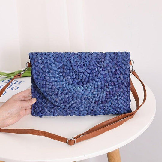 Isabella Corn Husk Weave Clutch Bags - Klazzi Fashion Boutique