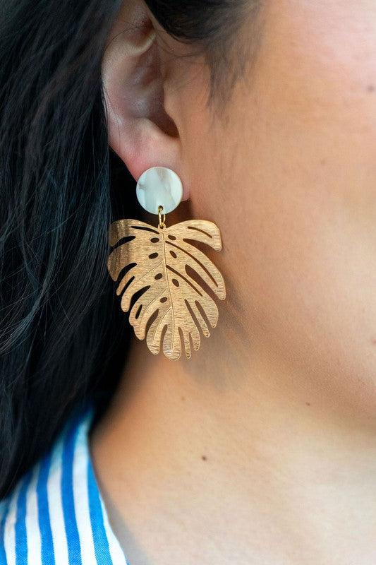 Ivory Belize Earrings - Klazzi Fashion Boutique