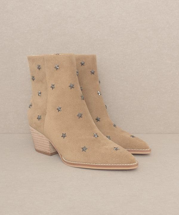 Ivy Studded Stars Western Boots - Klazzi Fashion Boutique