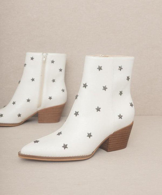 Ivy Studded Stars Western Boots - Klazzi Fashion Boutique