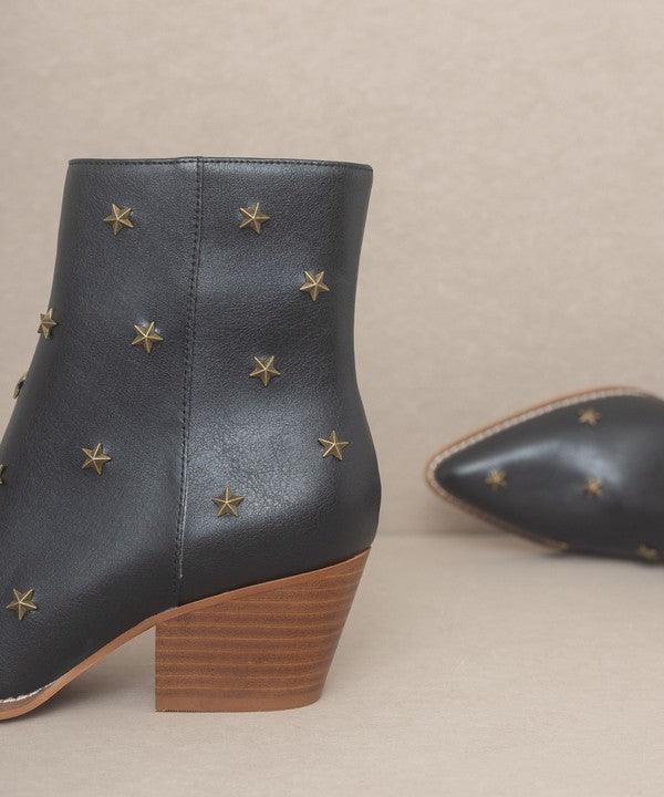 Ivy Studded Stars Western Boots - Klazzi Fashion Boutique