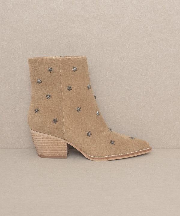 Ivy Studded Stars Western Boots - Klazzi Fashion Boutique