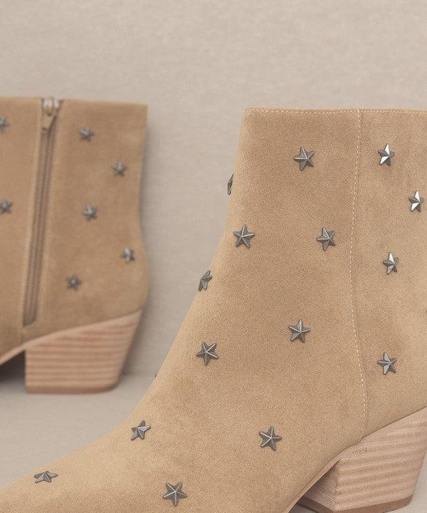 Ivy Studded Stars Western Boots - Klazzi Fashion Boutique