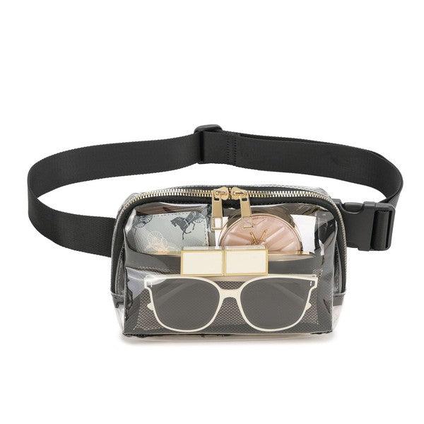 Jada Clear Stadium Sling Bag - Klazzi Fashion Boutique