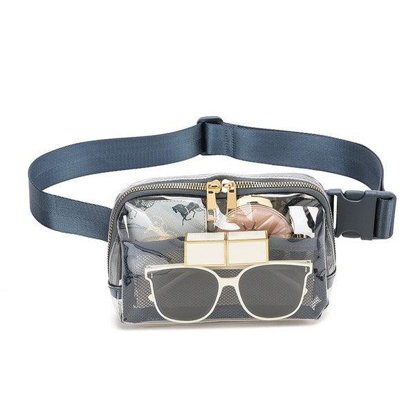 Jada Clear Stadium Sling Bag - Klazzi Fashion Boutique