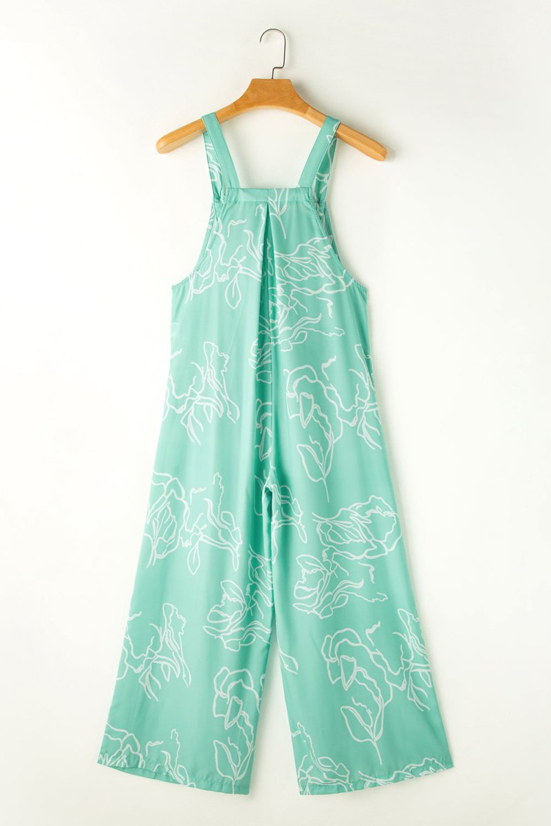 Jade Wide Leg Overalls - Klazzi Fashion Boutique