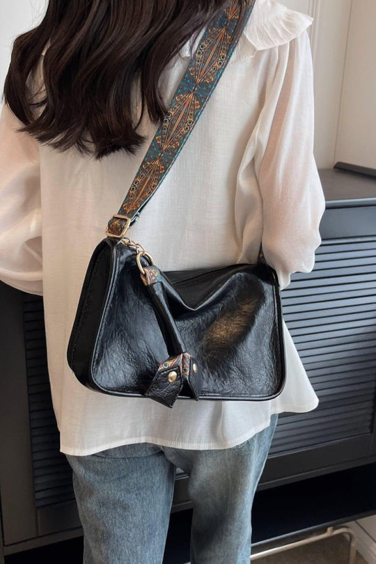 Jasmine Adored Leather Shoulder Bag - Klazzi Fashion Boutique