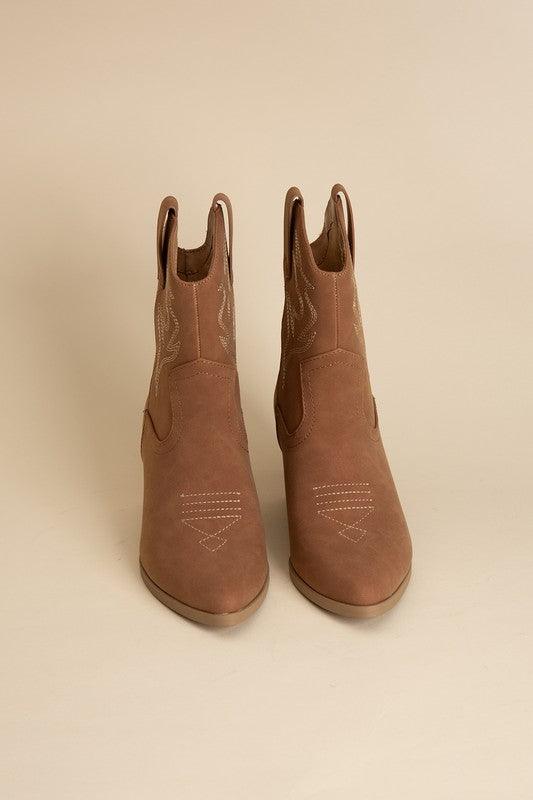 Jenna Chic Western Boots - Klazzi Fashion Boutique