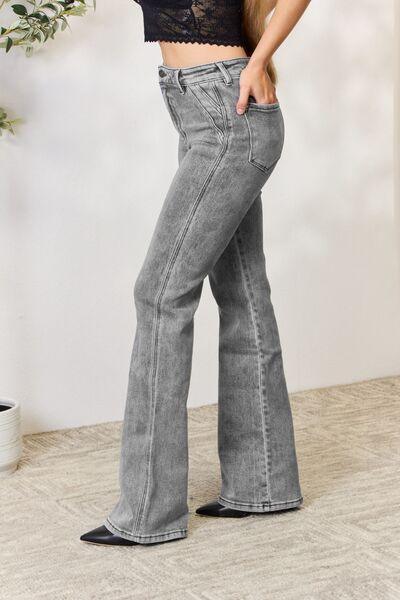 Kancan Alexis High Waist Slim Flare Denim - Klazzi Fashion Boutique