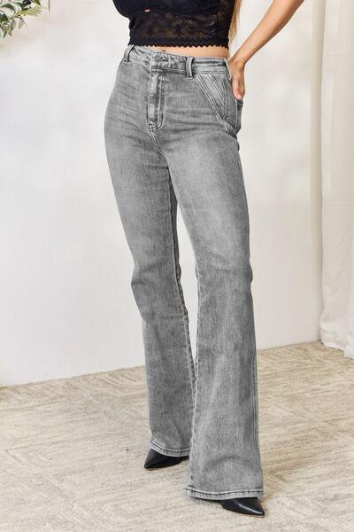 Kancan Alexis High Waist Slim Flare Denim - Klazzi Fashion Boutique