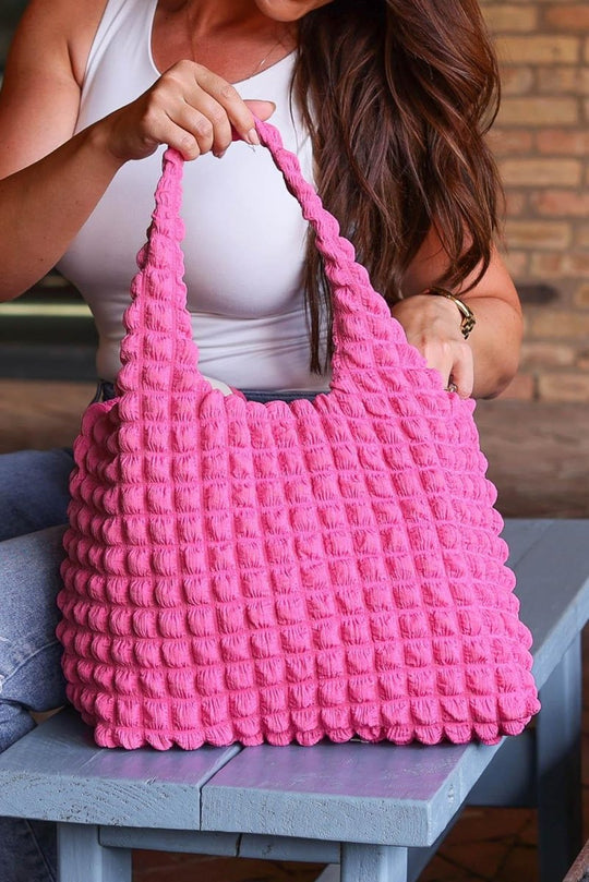 Kathy Bubble Pleated Bag - Klazzi Fashion Boutique