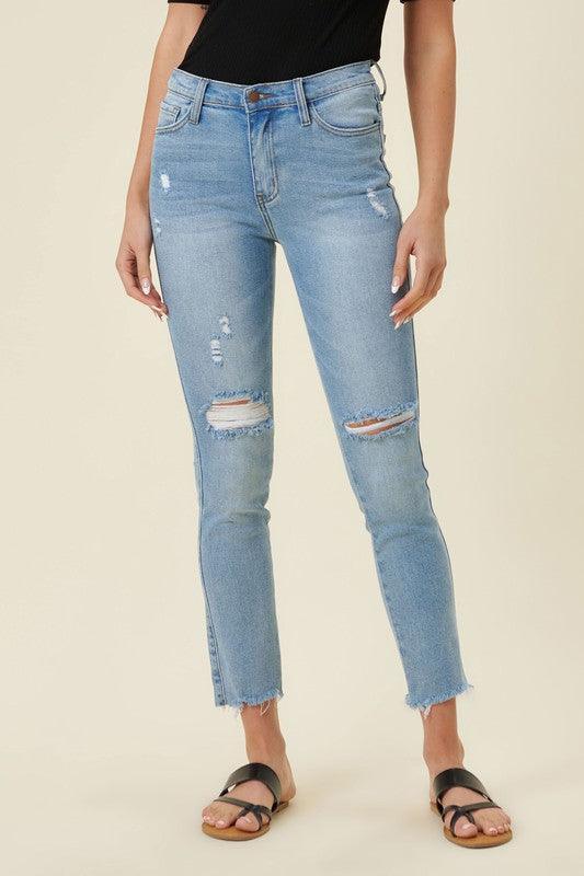 Kendall High Waisted Skinny - Klazzi Fashion Boutique