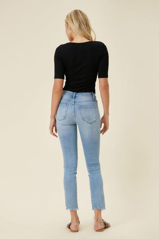 Kendall High Waisted Skinny - Klazzi Fashion Boutique